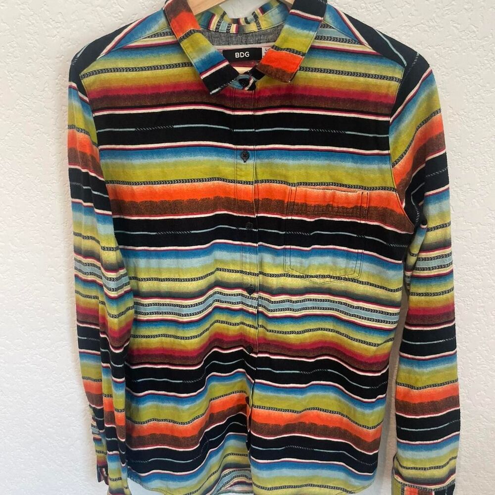 Urban Outfitters Bdg Women's Multi Shirt Large